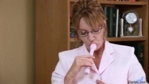 Samantha Stone Office Masturbation