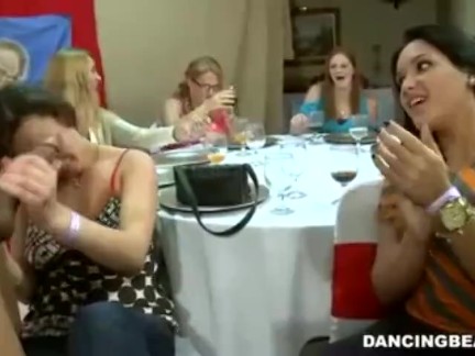 Friends Blow One Lucky Dude's Cock