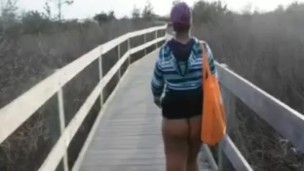 Walking From The Beach