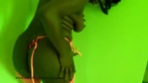 Sexy Sapphire, Personal Private Pornstar - striptease & baby oil