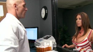 Big-tit brunette Kianna Dior fucks her doctor after her checkup