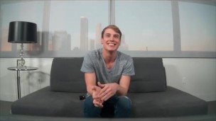 GayCastings shy guy wants to make big $$ being a whore on camera