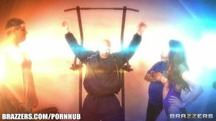Slutty trainer has a unique way of motivating her clients