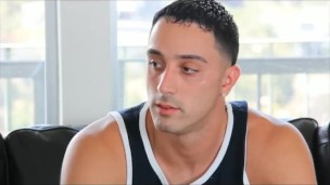 GayCastings uncut guido takes cock for first time