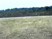 Teen flashes while a stranger fondles her 14/16