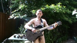 naked and struming, lol
