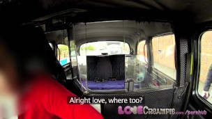 Love Creampie Naughty redhead student gets fucked by taxi driver for cash
