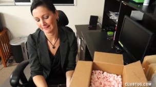 Milf Handjob At The Office