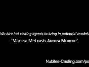 Nubiles Casting - Cameras roll on her very first hardcore shoot 1/16