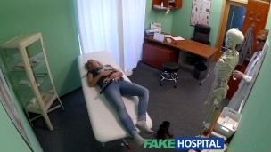 FakeHospital Dizzy blonde takes a creampie in her wet pussy