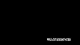 Let hot blonde Axajay tease you in her leather fetish