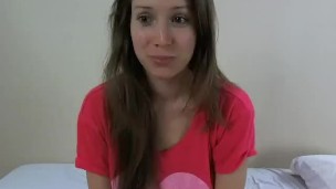Webcam girl makes him cum early FOR REAL!! :)