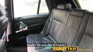 FakeTaxi Brunette enjoys a big thick cock