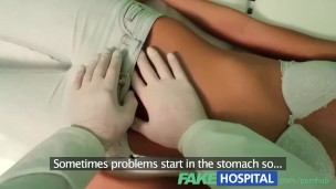 FakeHospital Nympho brunette teen is back in the doctors office