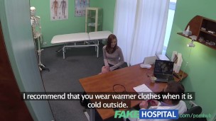 FAkeHospital Innocent red head gets creampie prescription