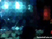 Hottie Samantha Saint's behind the scenes footage