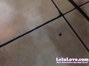 Lelu Love-BLOOPER: There's a squirrel in my fireplace!! :)