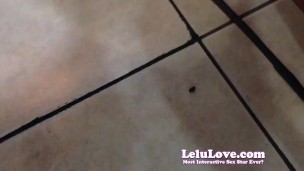 Lelu Love-BLOOPER: There's a squirrel in my fireplace!! :)