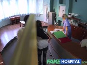 FakeHospital Naughty nurse heals patient with her tongue