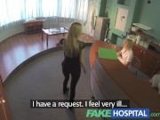 FakeHospital Blonde tourist gets a full examination