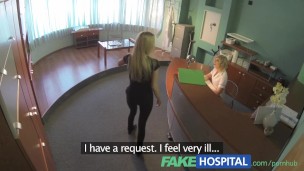 FakeHospital Blonde tourist gets a full examination