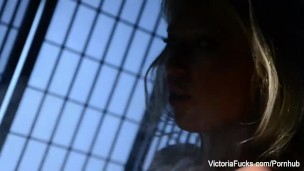 Victoria White Smokes and Masturbates