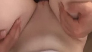 Two Stiff Cocks For Her Tight Teen Pussy