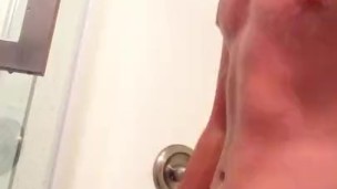 8inch cock in the shower
