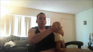 Huge cock, tongue, and dirty talk across the pond