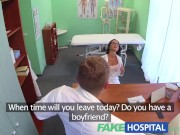 FakeHospital Gorgeous glasses wearing trainee learns that sex is best