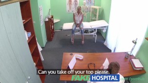 FakeHospital Doctor probes patients pussy with his cock