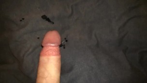 Slow Motion Cumshot by Teen with Big Cock