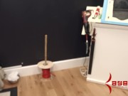 Calico turned into anal pig for rough painal, ATM, & caning in bondage (p2) 9/16