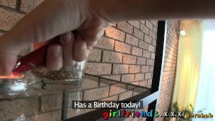 Girlfriends Seriously sexy lesbians make passionate love in bath