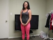 Naughty teen naked handjob