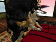 Vixen and Big Wolfy 3/16