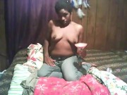 playing with my candle