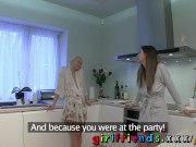 Girlfriends Hot blonde eats brunettes pussy for breakfast - Screenshot 2 of 16 - HD