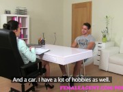 FemaleAgent. Cheating stud discovers an erect penis has no conscience