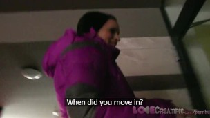 Love Creampie Amateur blonde picked up on street and pumped with cum