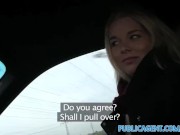 PublicAgent Blonde teen hitch hiker picked up and fucked