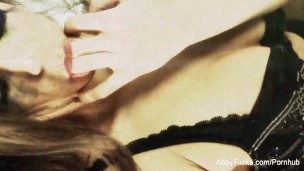 Abigail Mac fingers herself hard