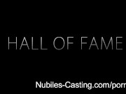 Cute teen takes a mouthful of cum 1/16