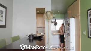 HD - ManRoyale Dick sucking and ass fucking for breakfast