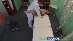 FakeHospital Dirty doctor gives sexy student patient the all clear
