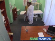 FakeHospital Doctors cock relieves stunning brunettes itchy pussy