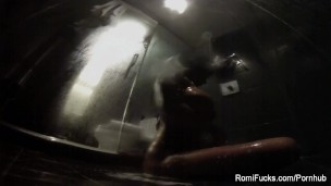 Romi Rain's Hot shower