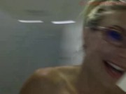 pumaswede masturbs in public bath 2/16