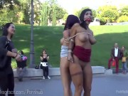 Double Slave Public Fuckfest 15/16