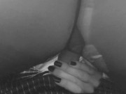 POV amateur wife in pantyhose reverse cowgirl. Hotdoggin and cumshot 7/16